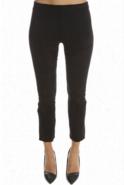 Vince Stretch Suede Crop Pant