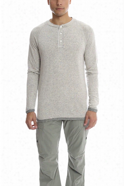 V::room Gauze Fleece Henley Ls