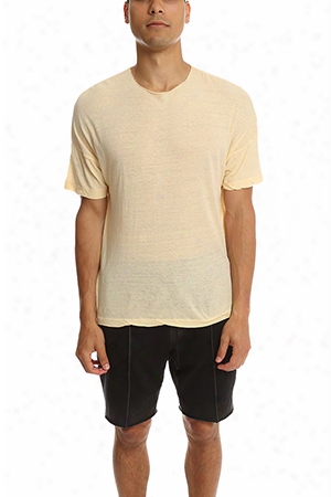 V::room Highsoft Melange Raw Crewneck Tee