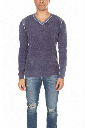 Autumn Cashmere Inked V Neck Pullover