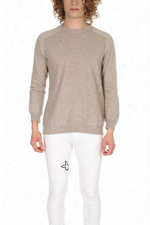 Avant Toi Mended Crewneck Sweater