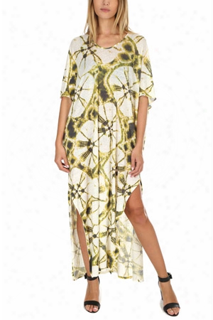 Majestic Filatures Lineen Tie Dye Maxi Dress