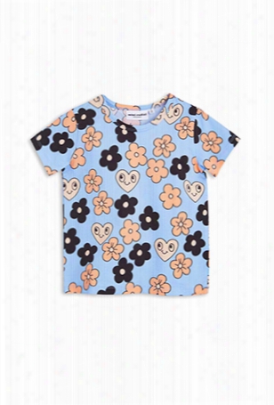 Mini Rodini Flowers Ss Tee