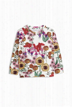 Mini Rodini Garden Ls Cuff Tee