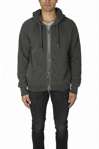 Nsf Sammy Distressed Zip Hoody