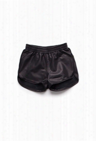 Nununu Leather Gym Shorts