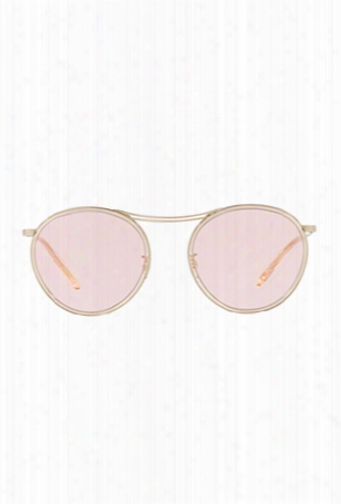 Oliver Peoples Mp-3 30th Brushed Gold Pink Wash