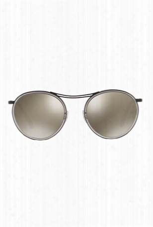 Oliver Peoples Mp-3 30th Matte Black Dune / Grey Goldtone