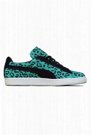 Puma Fluo Teal-black Suede