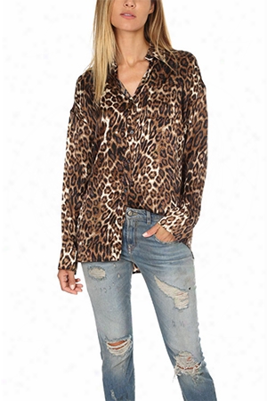 R13 Leopard Big Boy Shirt