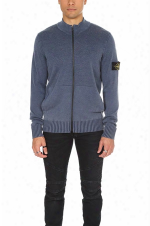 Stone Island Zip Up Sweater