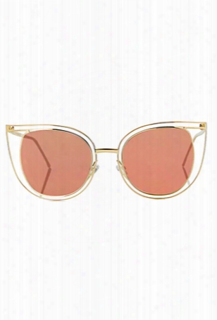 Thierry Lasry Eventually - Rose Gold Mirror