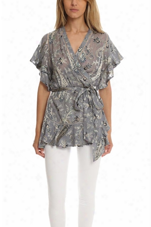 Zimmermann Havoc Wrap Flounce Top