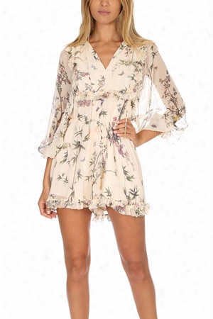 Zimmermann Maples Frill Playsuit