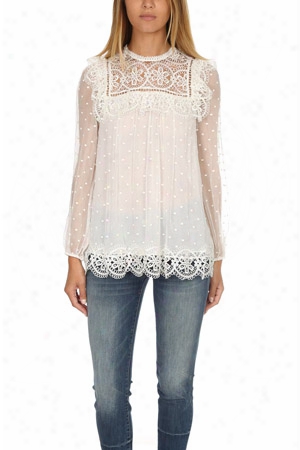 Zimmermann Meridian Circle Lace Top