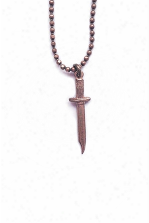 18 Waits X Ka'kia Brass Knife Necklace