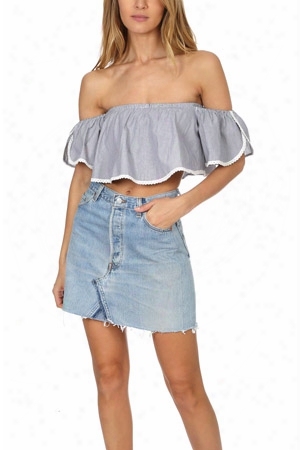 Misa Los Angeles Romi Ruffle Top