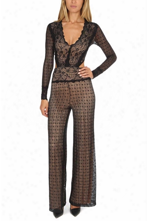 Nightcap Mesh Lace Jumpsuit