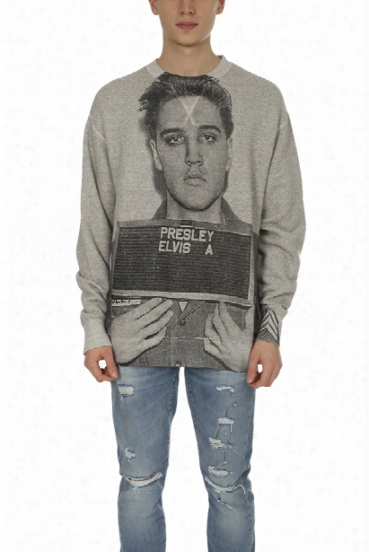 R13 Elvis Mugshot Oversized Sweatshirt