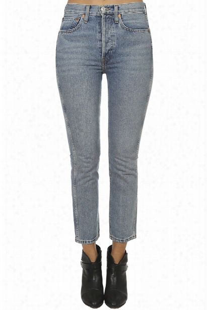 Re/done Originals Double Needle Crop Jean