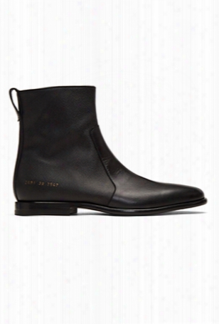Robert Geller X Common Projects Leather Chelsea Boot