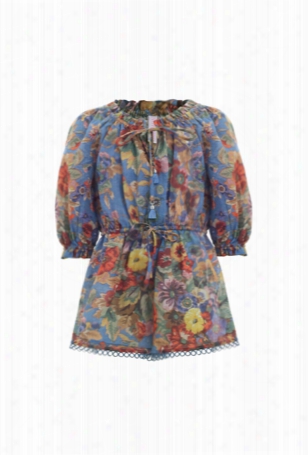 Zimmermann Lovelorn Floral Playsuit