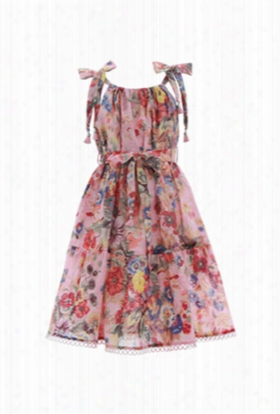 Zimmermann Lovelorn Floral Tie Dress