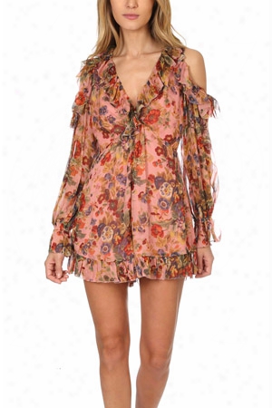 Zimmermann Lovelorn Frill Playsuit