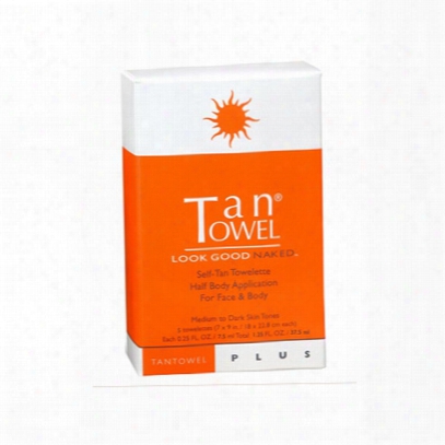 Tan Towel Half Body Plus 5 Pack