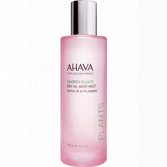 Ahava Dry Oil Body Mist Cactus And Pink Pepper