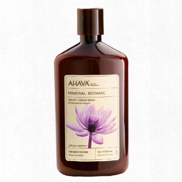 Ahava Mineral Botanic Cream Wash Lotus & Chestnut