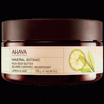 Ahava Mineral Botanic Rich Body Butter Lemon & Sage