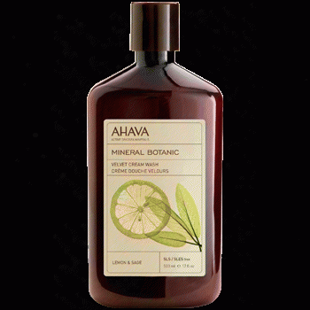 Ahava Mineral Botanic Velvet Cream Wash Lemon & Sage