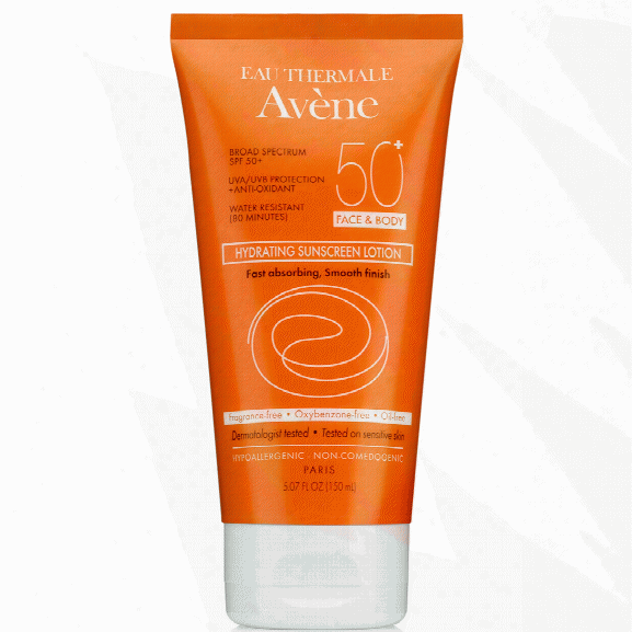 Avene Hydrating Sunscreen Lotion Spf 50+ Face & Body