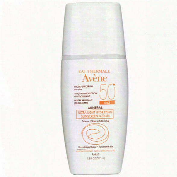 Avene Mineral Ultra-light Hydrating Sunscreen Lotion Spf 50+