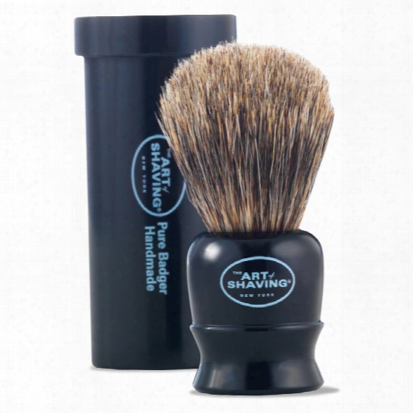 The Art Of Shaving Travel Brush Pure - Black