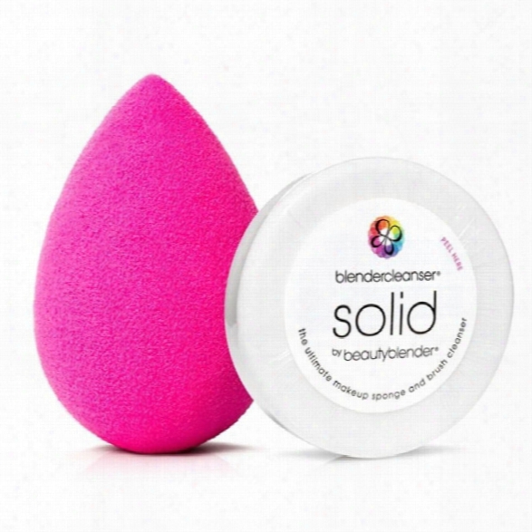 The Original Beautyblender + Mini Blendercleanser Solid