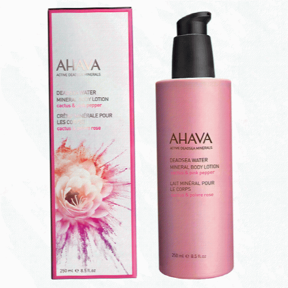 Ahava Mineral Botanic Body Lotion Cactus & Pink Pepper