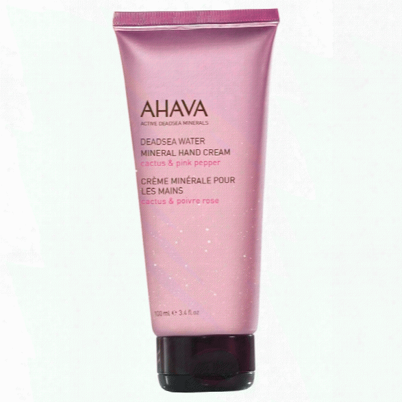 Ahava Mineral Botanic Hand Cream Cactus & Pink Pepper