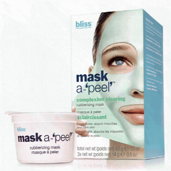 Bliss Mask A-'peel' Complexion Clearing Rubberizing Mask