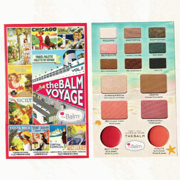 Thebalm Balm Voyage Vol. 2 Face Palette