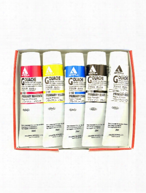 Acryla Gouache Sets Set Of 5 12 Ml