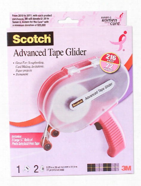 Advanced Tape Glider Tape Glider And Two Refills 1 4 In.