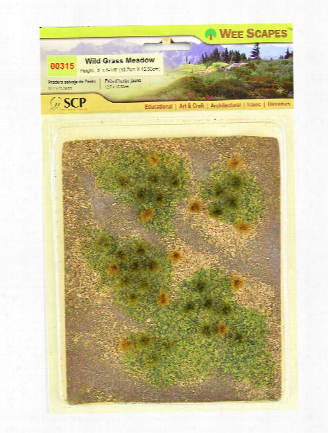 Architectural Model Flowering Meadows Wild Grass Green Meadow Sheet