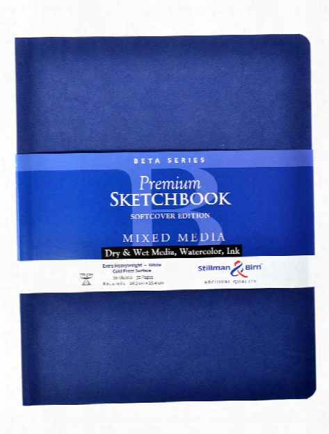 Beta Series Softcover Sketchbook 3.5 In. X 5.5 In. Portrait 56 Pages