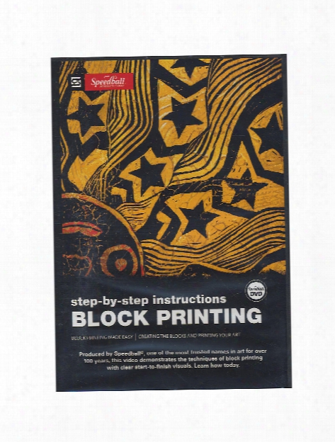 Block Printing Dvd Speedball: Step-by-step Block Printing