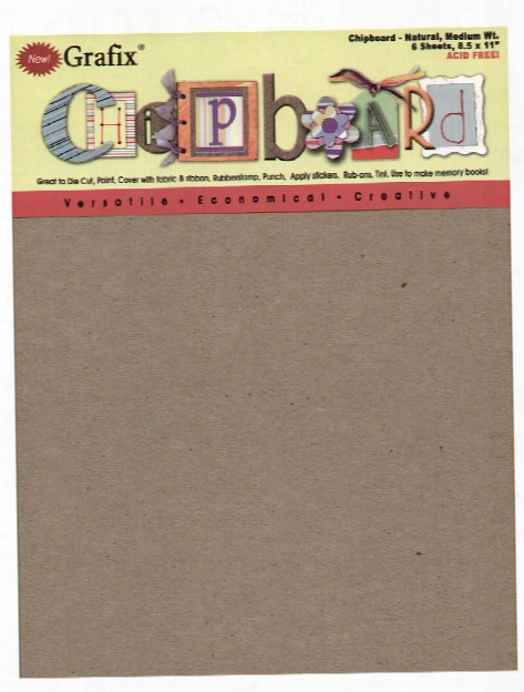 Chipboard 8 1 2 In. X 11 In. Natural Pack Of 6