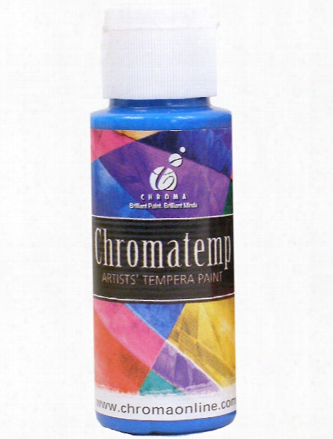 Chromatemp Artists' Tempera Paint White 8 Oz.