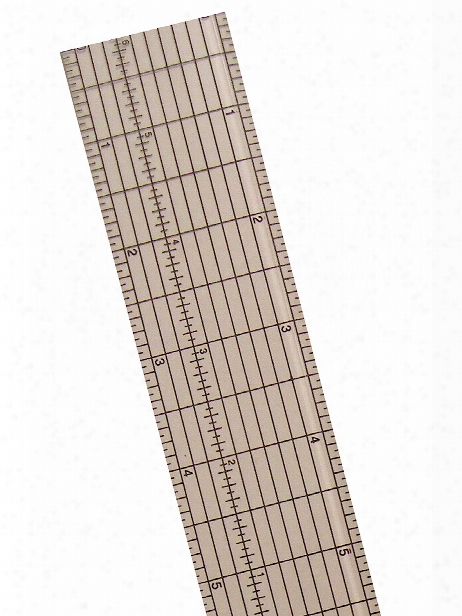 Clear Plastic Grid Rulers 12 1 2 In.