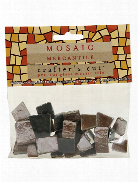 Crafter's Cut Gem Mosaic Tiles Shimmer Misty Rose 1 6 Lb. Bag